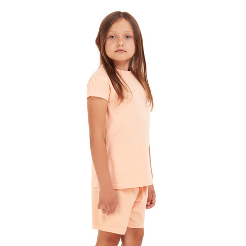 Girls summer pajama set Simon t-shirt +shorts